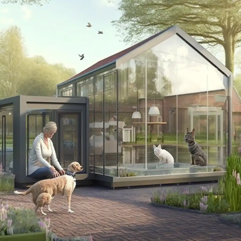 Dierenverblijven voor buiten: trends en innovaties in de wereld van huisdierenaccessoires